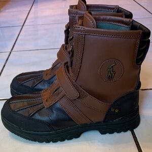 Polo by Ralph Lauren Brown and Black Kids Boots